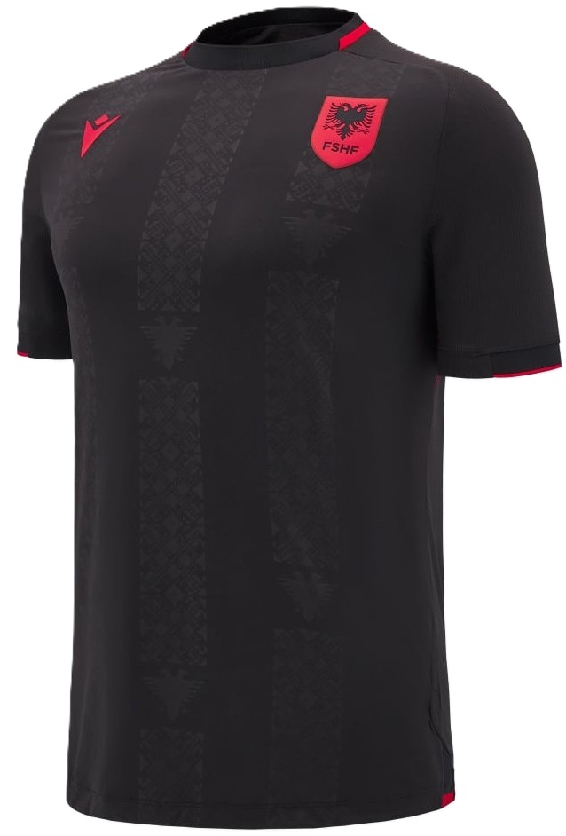 Camisa III Seleção da Albania 2024 2025 Macron oficial 